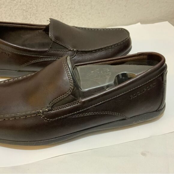 ROCKPORT Cape Noble Brown Leather Casual Dress Loafer Shoes Men\'s 10 main image 9